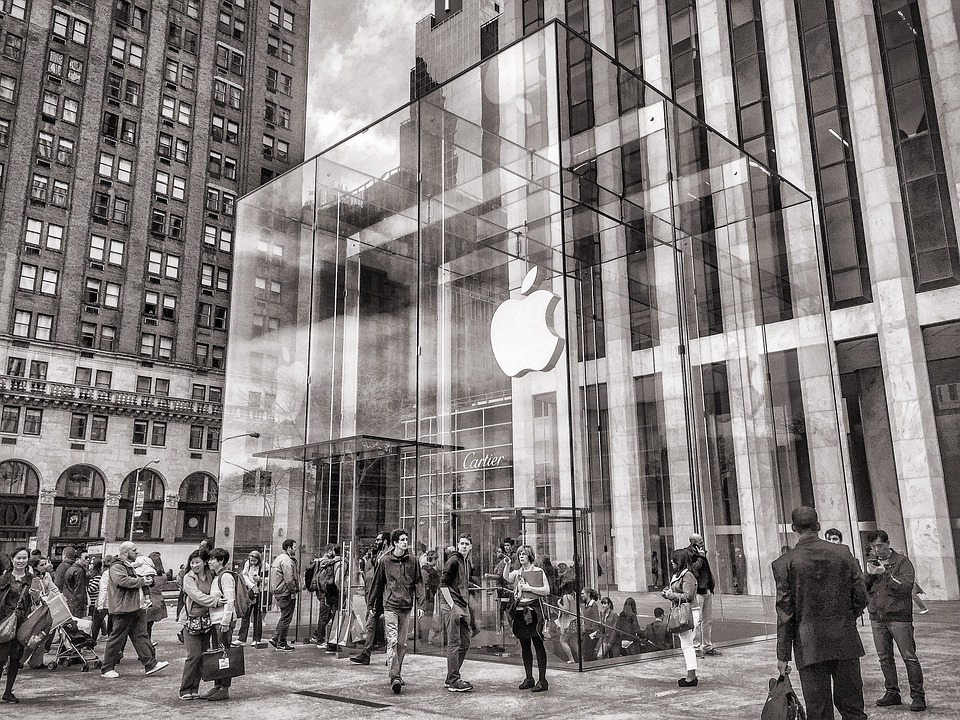 La multiplication des Apple Store dans différents pays