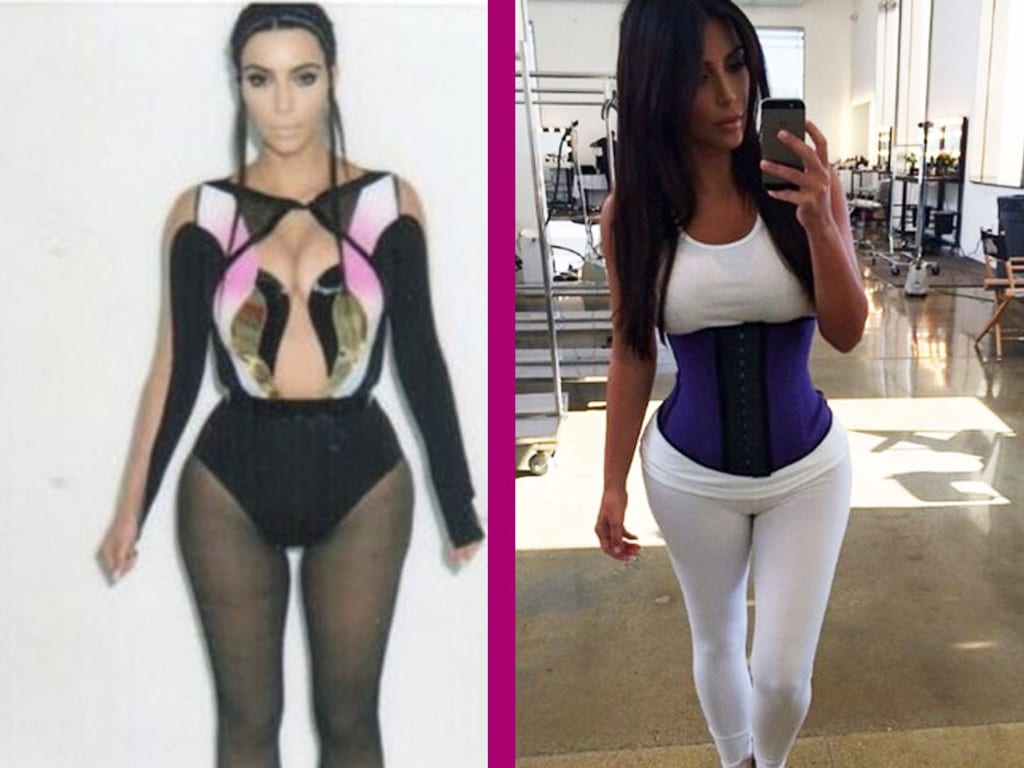 succes corset minceur kim kardashian