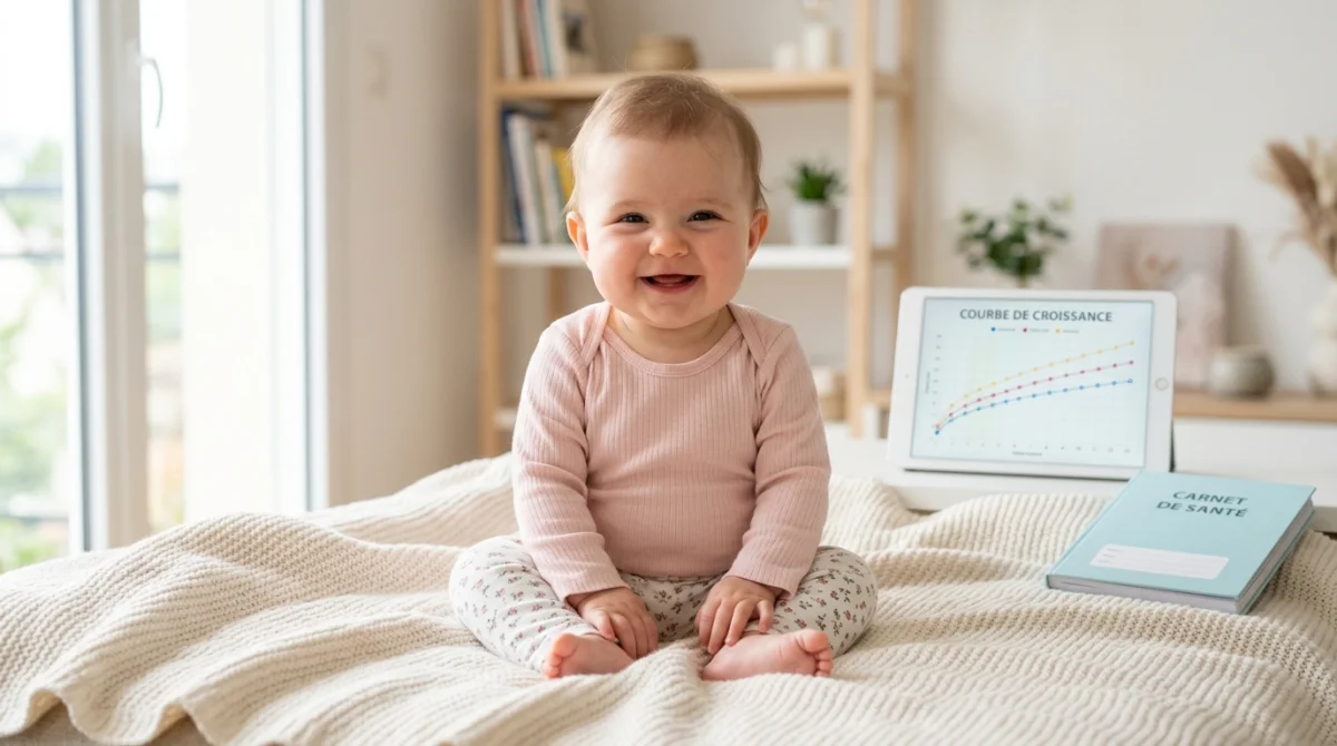 courbe poids bébé fille