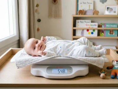 Le poids d’un bébé à 2 mois