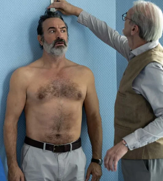 la taille de jean dujardin et ses variations a l ecran 66d5 1