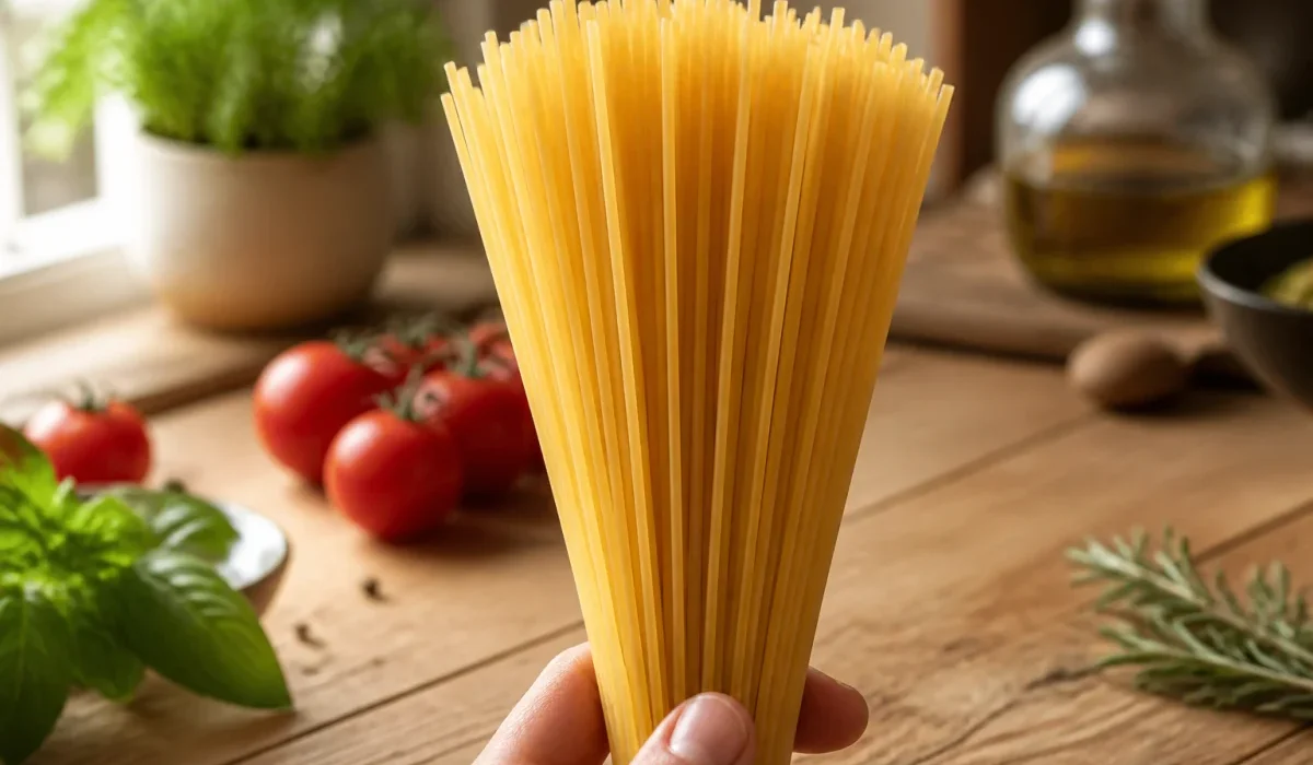 Le bon poids de spaghettis par personne