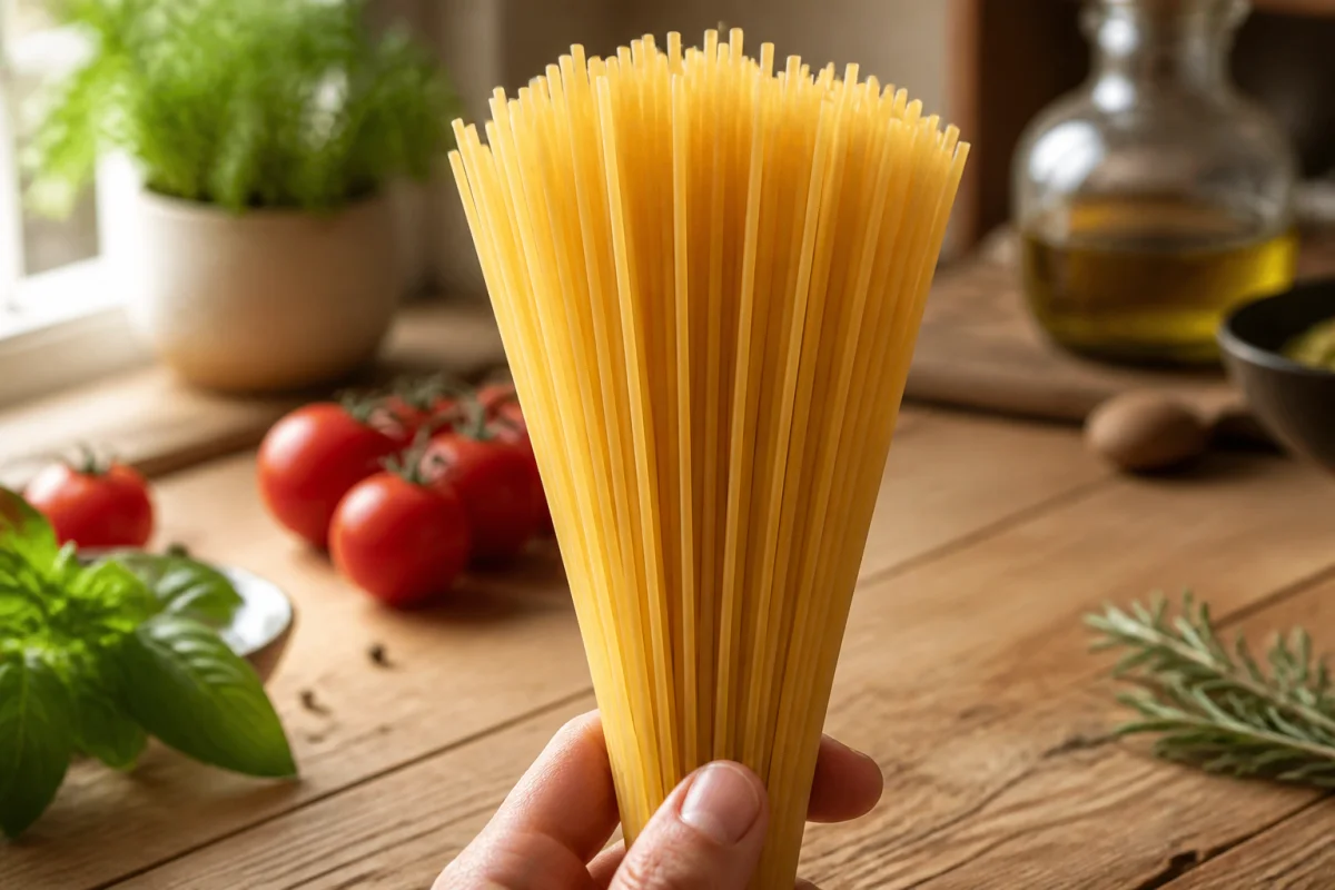 Le bon poids de spaghettis par personne
