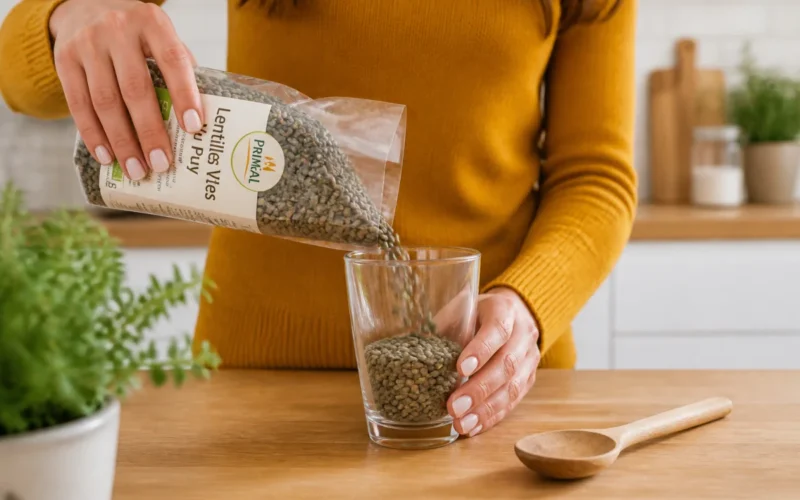Poids des lentilles par personne selon le plat