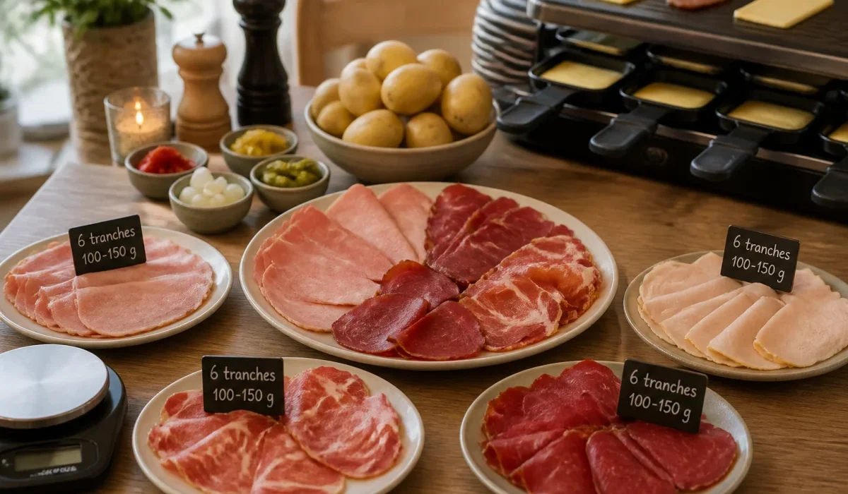 Quel poids de raclette prévoir par personne