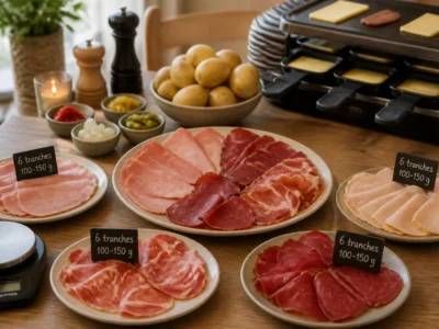 Quel poids de raclette prévoir par personne