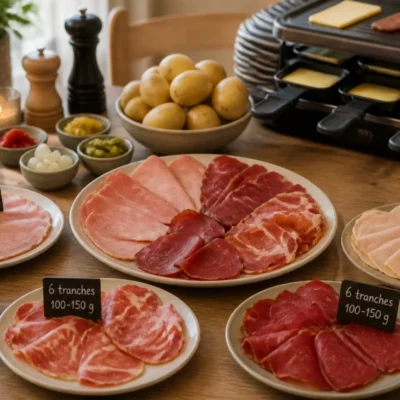 Quel poids de raclette prévoir par personne