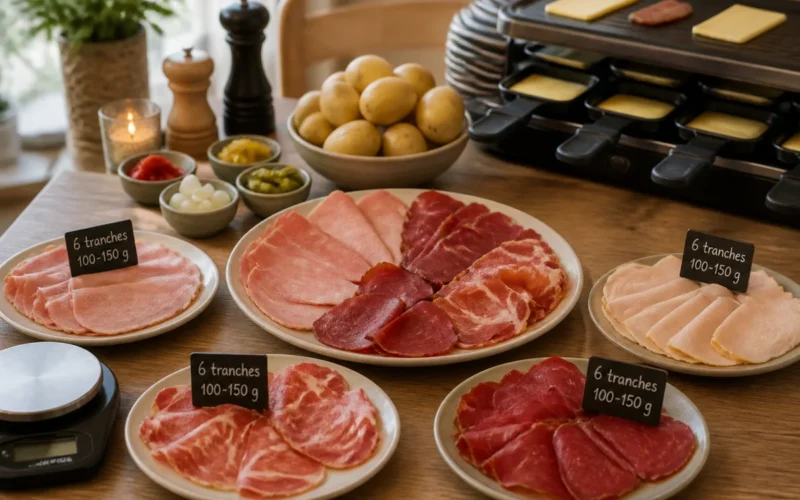 Quel poids de raclette prévoir par personne