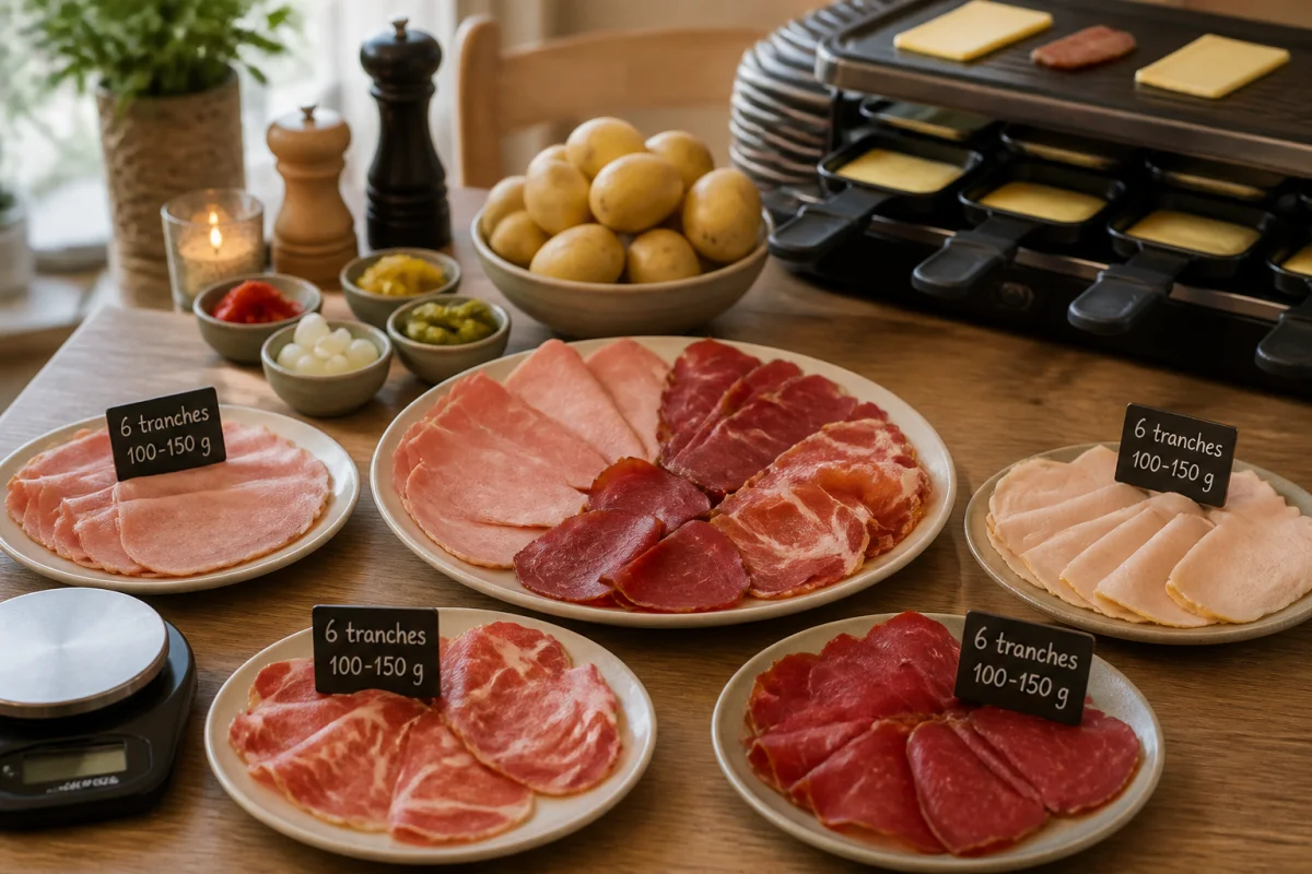 Quel poids de raclette prévoir par personne