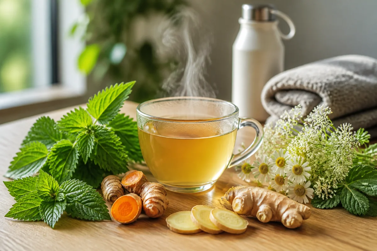 Tisane récupération musculaire, les plantes qui aident après le sport