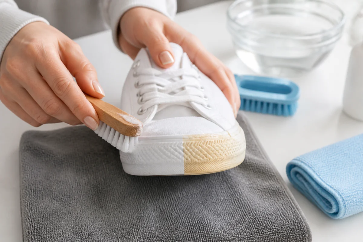 Comment nettoyer des baskets blanches sans les abîmer