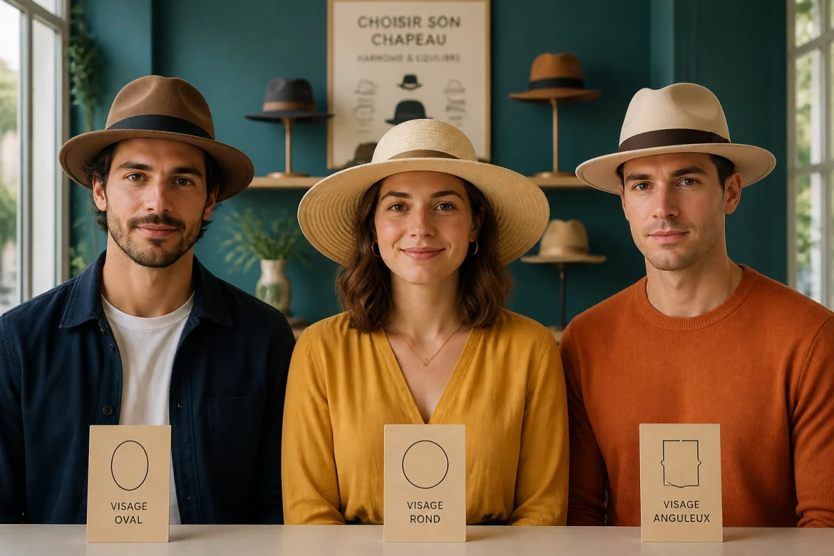 Choisir un chapeau selon la morphologie du visage
