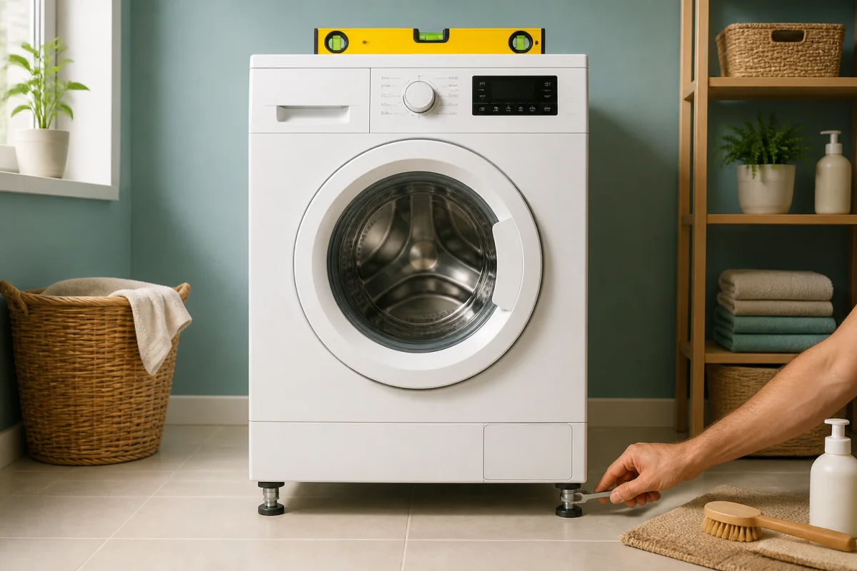 Machine à laver qui vibre au lavage, les solutions utiles